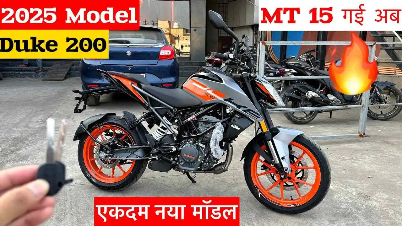 Image of the KTM 200 Duke 2025 bike