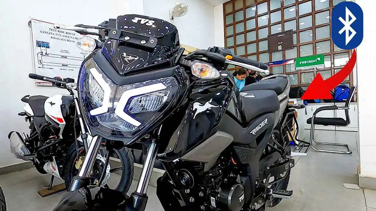 Image of the new 2025 TVS Raider 125